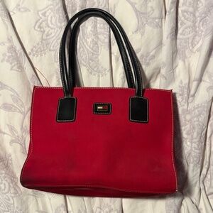 NWOT Tommy Hilfiger Red and Black Mini Bag